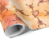 Zuidwestelijke Scorpions Woestijn Kerstversiering Cadeaupapier (Rol Hoek)