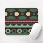 Zuidwestelijke stam groen bruin muismat (Met muis)