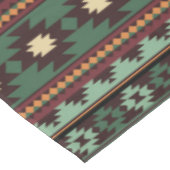 Zuidwestelijke stam groen bruin tafelkleed (Gekanteld)