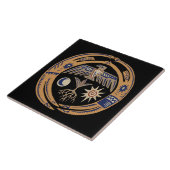 Zuidwestelijke Stam Regen Dans Tegeltje (Zijkant)