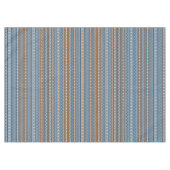 Zuidwestelijke Stijl Blauw Bruin Geometrisch Ontwe Tafelkleed (Voorkant (Horizontaal))
