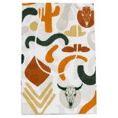 Zuidwestelijke stijl cactus stier schedel cowboy p medium cadeauzakje (Voorkant)