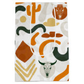 Zuidwestelijke stijl cactus stier schedel cowboy p medium cadeauzakje (Achterkant)