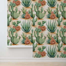 Zuidwestelijke stijl Cactussen & vetplanten Peel e Behang