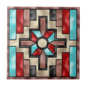 Zuidwestelijke Stijl ceramische tegel Tegeltje (Voorkant)