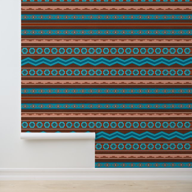 Zuidwestelijke stijl geometrisch Cameron Gorge-ont Behang (Applicatie)