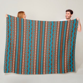 Zuidwestelijke stijl geometrisch ontwerp Cameron G Fleece Deken