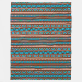 Zuidwestelijke stijl geometrisch ontwerp Cameron G Fleece Deken