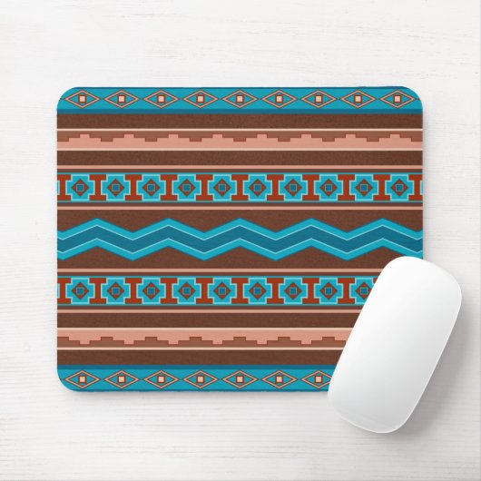 Zuidwestelijke stijl Geometrisch ontwerp van Camer Muismat (Met muis)