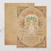 Zuidwestelijke stijl Halloween Party Uitnodigingen (Voorkant / Achterkant)