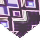 Zuidwestelijke Stijl Paars White Black Tafelkleed (Gekanteld)