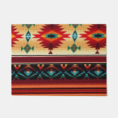 Zuidwestelijke stijl patroon deur mat (Voorkant)