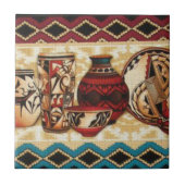 Zuidwestelijke Stijl Pattern Tegel Tegeltje (Voorkant)