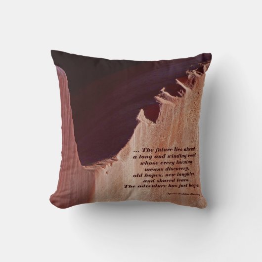 Zuidwestelijke stijl Pillow Apache Wedding Blessin Kussen (Voorkant)