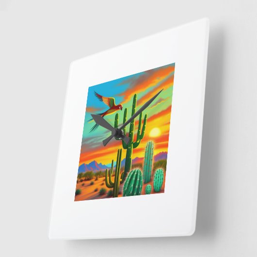 Zuidwestelijke Stijl wandklok (Hoek)