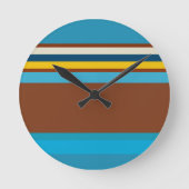 Zuidwestelijke strepen 12 ronde klok (Voorkant)