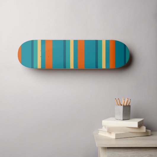 Zuidwestelijke strepen 16 persoonlijk skateboard (Muurkunst (Horizontaal))