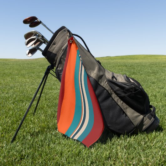 Zuidwestelijke strepen 19 golfhanddoek (Groen)