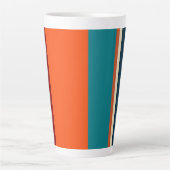 Zuidwestelijke strepen 19 latte mok (Voorkant)