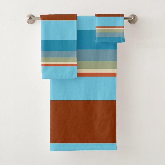 Zuidwestelijke strepen 23 bad handdoek (Insitu)