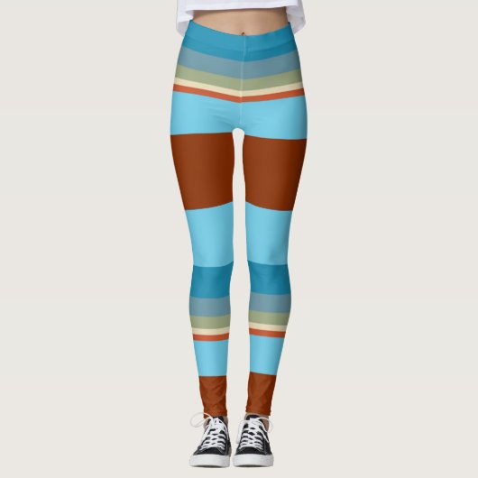 Zuidwestelijke strepen 23 leggings (Voorkant)