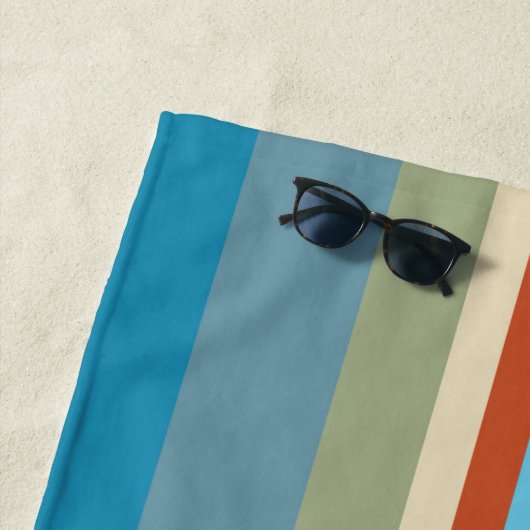 Zuidwestelijke strepen 23 strandlaken (In situ)