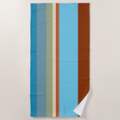 Zuidwestelijke strepen 23 strandlaken (Voorkant)