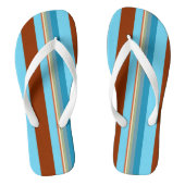 Zuidwestelijke strepen 23 teenslippers (Voetbed)