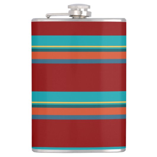 Zuidwestelijke strepen 24 heupfles (Voorkant)