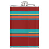 Zuidwestelijke strepen 24 heupfles (Achterkant)