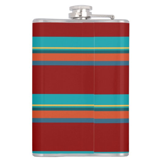 Zuidwestelijke strepen 24 heupfles (Achterkant)