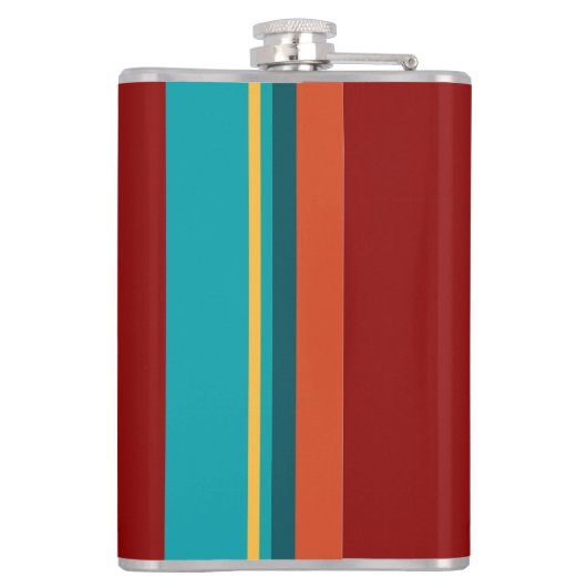 Zuidwestelijke strepen 24 heupfles (Achterkant)