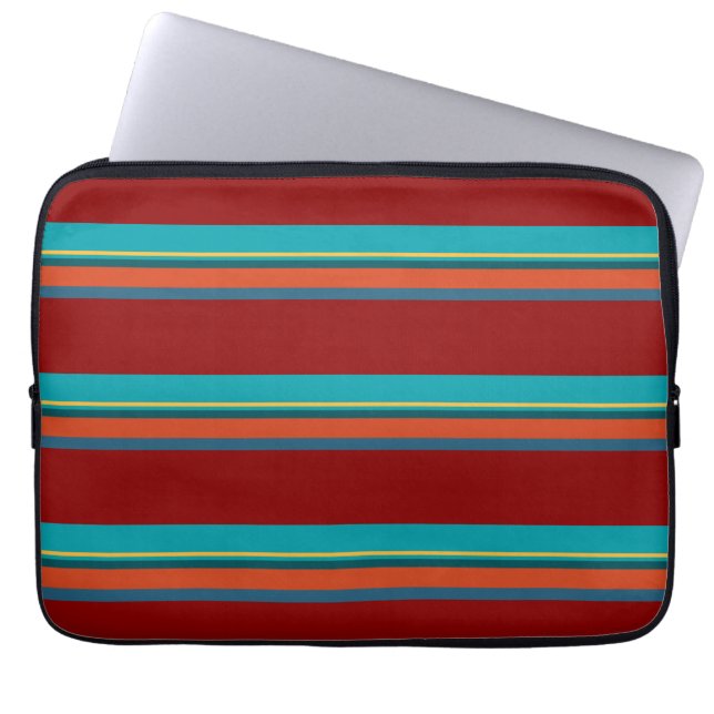 Zuidwestelijke strepen 24 laptop sleeve (Voorkant)