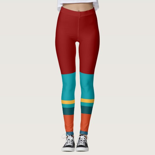 Zuidwestelijke strepen 24 leggings (Voorkant)