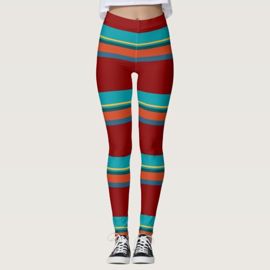 Zuidwestelijke strepen 24 leggings (Voorkant)