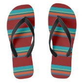 Zuidwestelijke strepen 24 teenslippers (Voetbed)