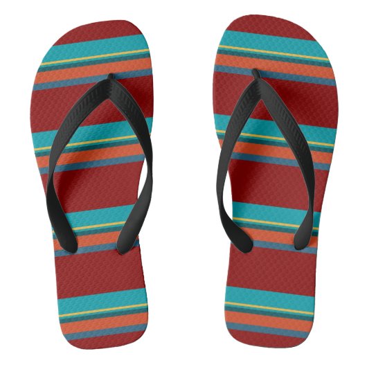 Zuidwestelijke strepen 24 teenslippers (Voetbed)