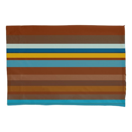 Zuidwestelijke strepen 25 kussensloop (Voorkant)