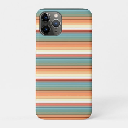 Zuidwestelijke strepen gedempte kleur Case-Mate iPhone case (Achterkant)