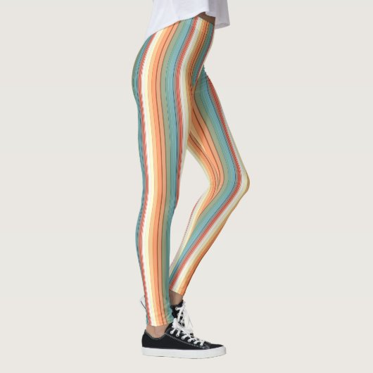 Zuidwestelijke strepen gedempte kleur leggings (Rechts)