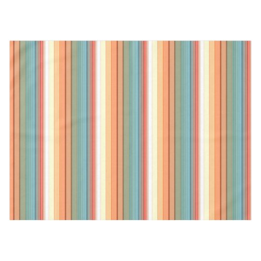 Zuidwestelijke strepen gedempte kleur tafelkleed (Voorkant (Horizontaal))