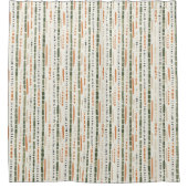 Zuidwestelijke Stripes Tribal Boho Douchegordijn (Voorkant)