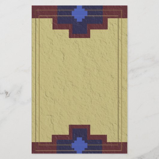 zuidwestelijke stucco briefpapier (Voorkant)