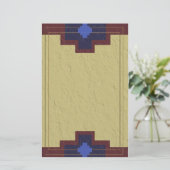 zuidwestelijke stucco briefpapier (Staand voorkant)