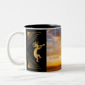 Zuidwestelijke Sun Kokopelli Koffie Mok (Links)