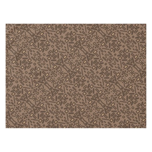 Zuidwestelijke Tribal Abstract Pattern Art Design Tafelkleed (Voorkant (Horizontaal))