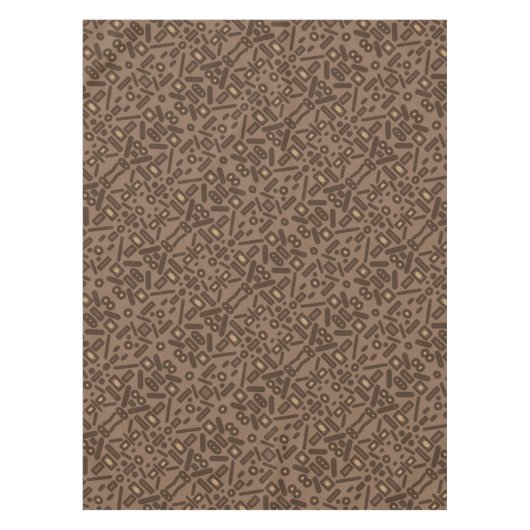 Zuidwestelijke Tribal Abstract Pattern Art Design Tafelkleed (Voorkant)