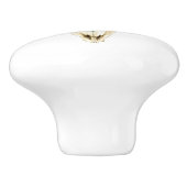 Zuidwestelijke Tribal Bull Skull 2 Keramische Knop (Zijkant)