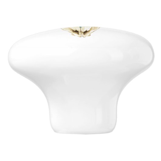 Zuidwestelijke Tribal Bull Skull 2 Keramische Knop (Zijkant)