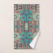 Zuidwestelijke Tribal Geometrische vormen Abstract Bad Handdoek (Handdoek)